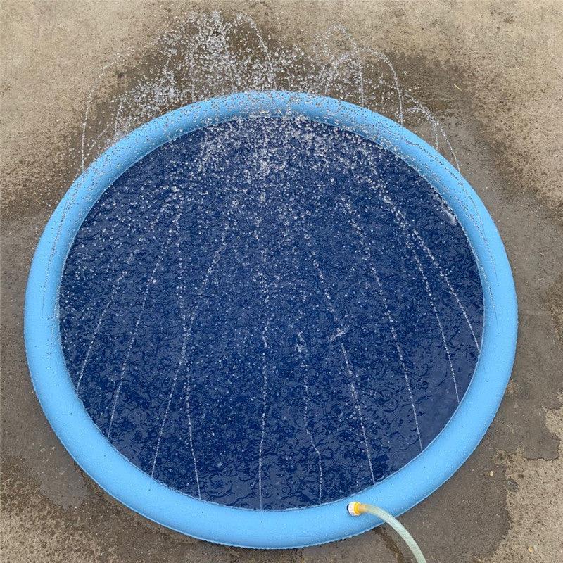 Non-Slip Splash Pad For Kids And Pet Dog Pool Summer Outdoor Water Toys Fun Backyard Fountain Play Mat - Nioor