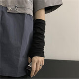 Sleeves Street Sun Protection Arm Guards Finger All-match Gloves - Nioor