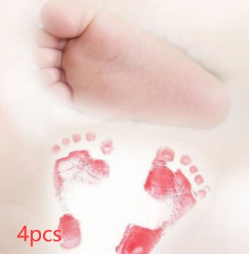 Anti - virus infective baby hand - foot - hand - hand - hand - hand - foot - hand printing table baby footprint - free washing printing oil