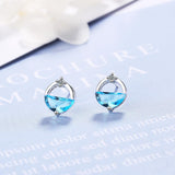 One Wang Qingquan Stud Simple And Small Earrings - Nioor