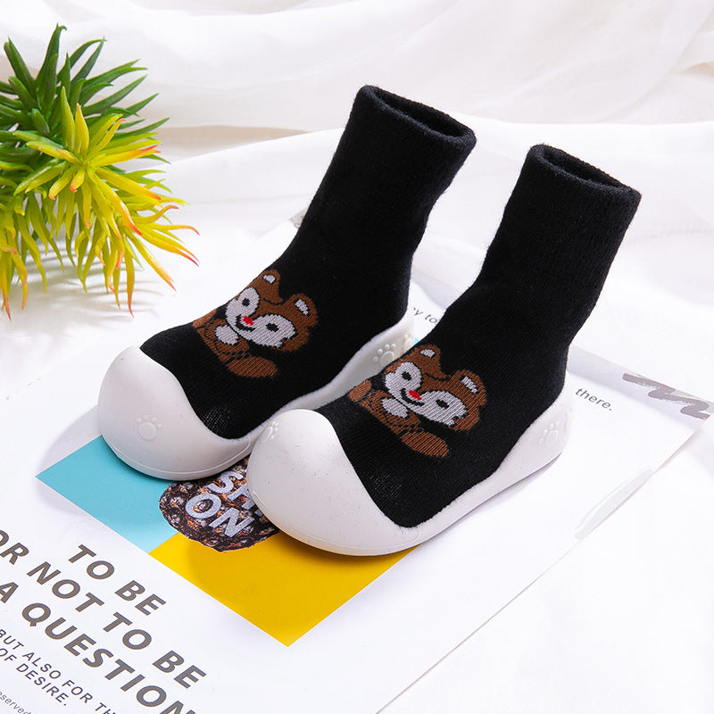 Floor Socks Shoes, Baby Non-slip Footwear, Soft Sole, Indoor Shoe Covers, Feet