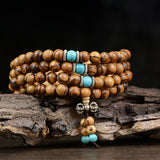 Purple Sandalwood Wooden Buddha Beads 10 Spacer Beads Wooden Bracelet