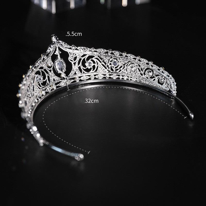 Wedding Makeup European-style Bridal Crown - Nioor