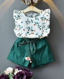 Two-piece baby girl loose shorts