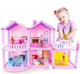 House Doll House Villa DIY Assembled House - Nioor