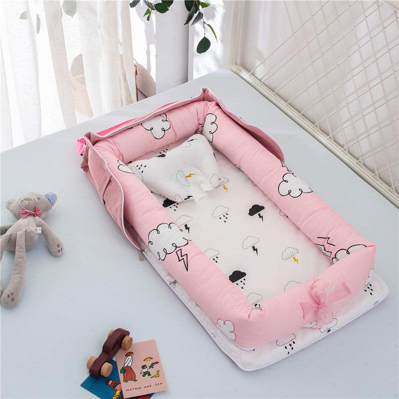 Cotton Portable Baby Crib Newborn Foldable - Nioor