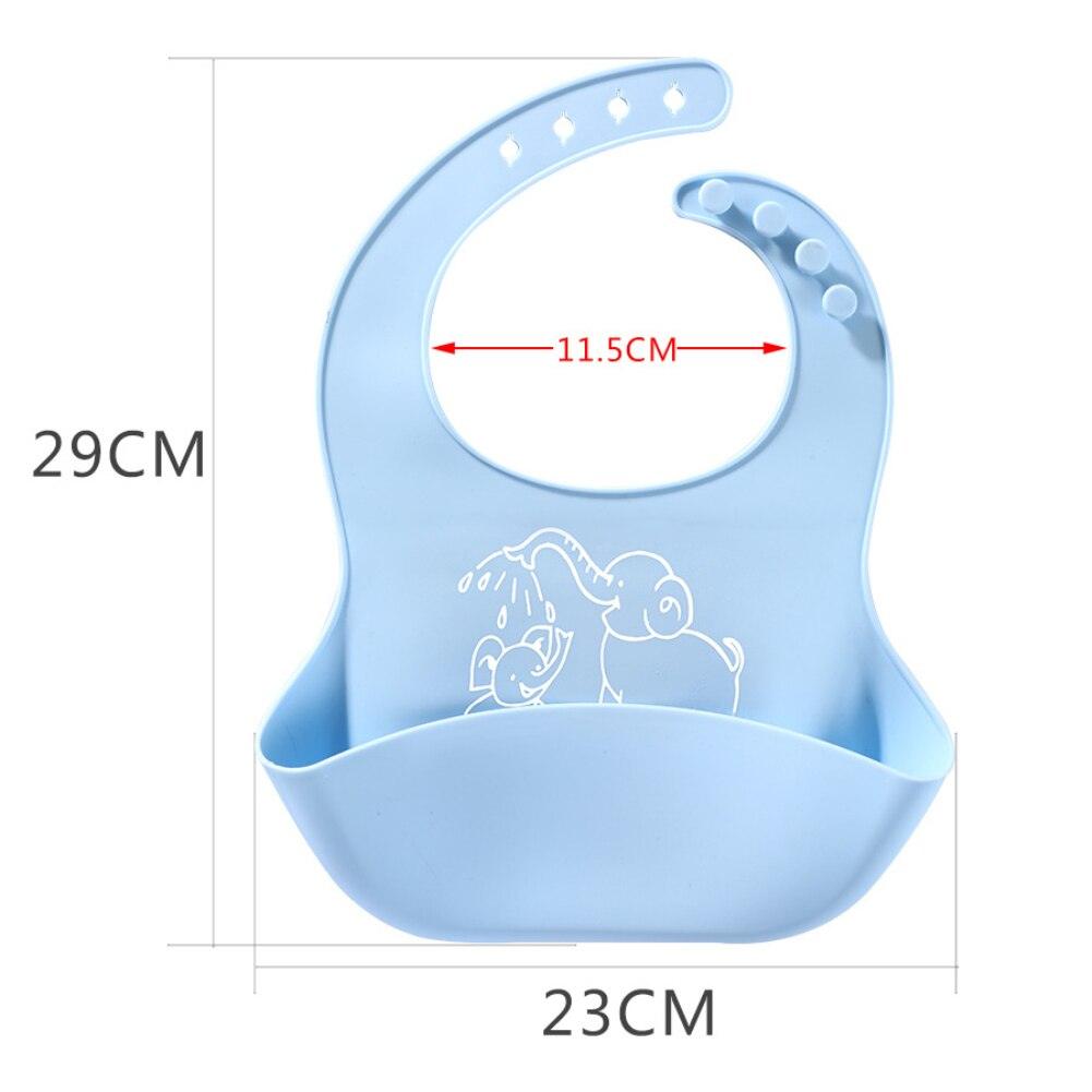 Baby food Bib baby meal silicone saliva bag - Nioor