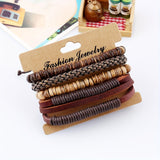 European And American Simple Retro Set Bracelet Diy Weaving