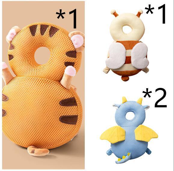 Baby Toddler Headrest Child Protection Baby Head Protection Cushion Cute Angel Wings - Nioor