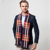 Classic vertical striped plaid casual collar - Nioor