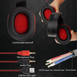 Glowing gaming headset gaming headset - Nioor