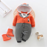 Baby onesies baby clothes autumn and winter thickening