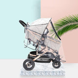 Baby Stroller Transparent Raincoat Windshield For All Seasons - Nioor