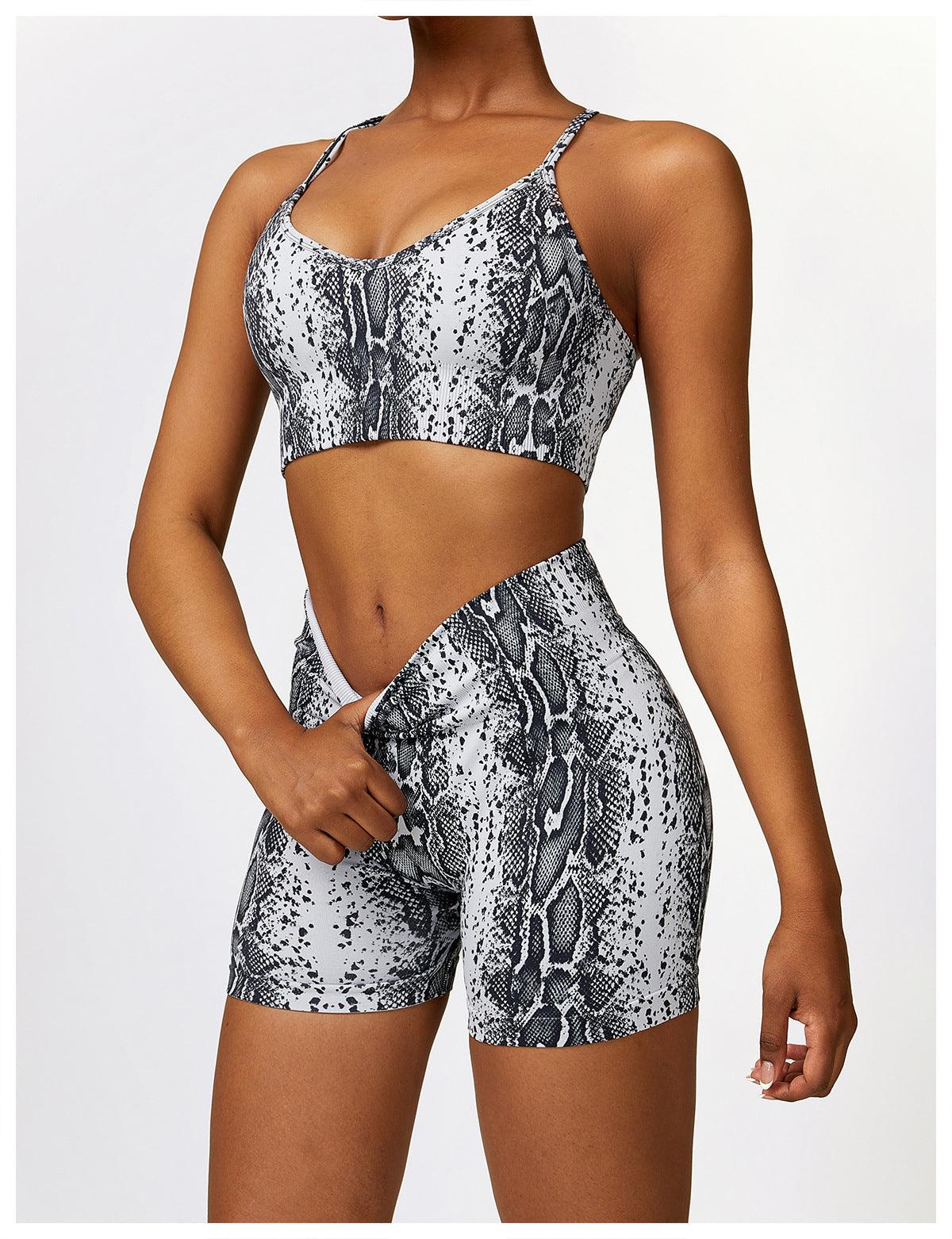 Camouflage Printing Seamless Yoga Suit - Nioor