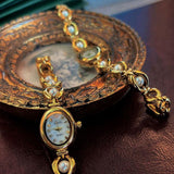 New Mid-ancient Light Luxury Imitation Pearl Watch Temperamental Bracelet Women's Watch - Nioor