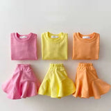 Fashionable Clothing Suit Baby Leisure Children's Clothing Candy Color