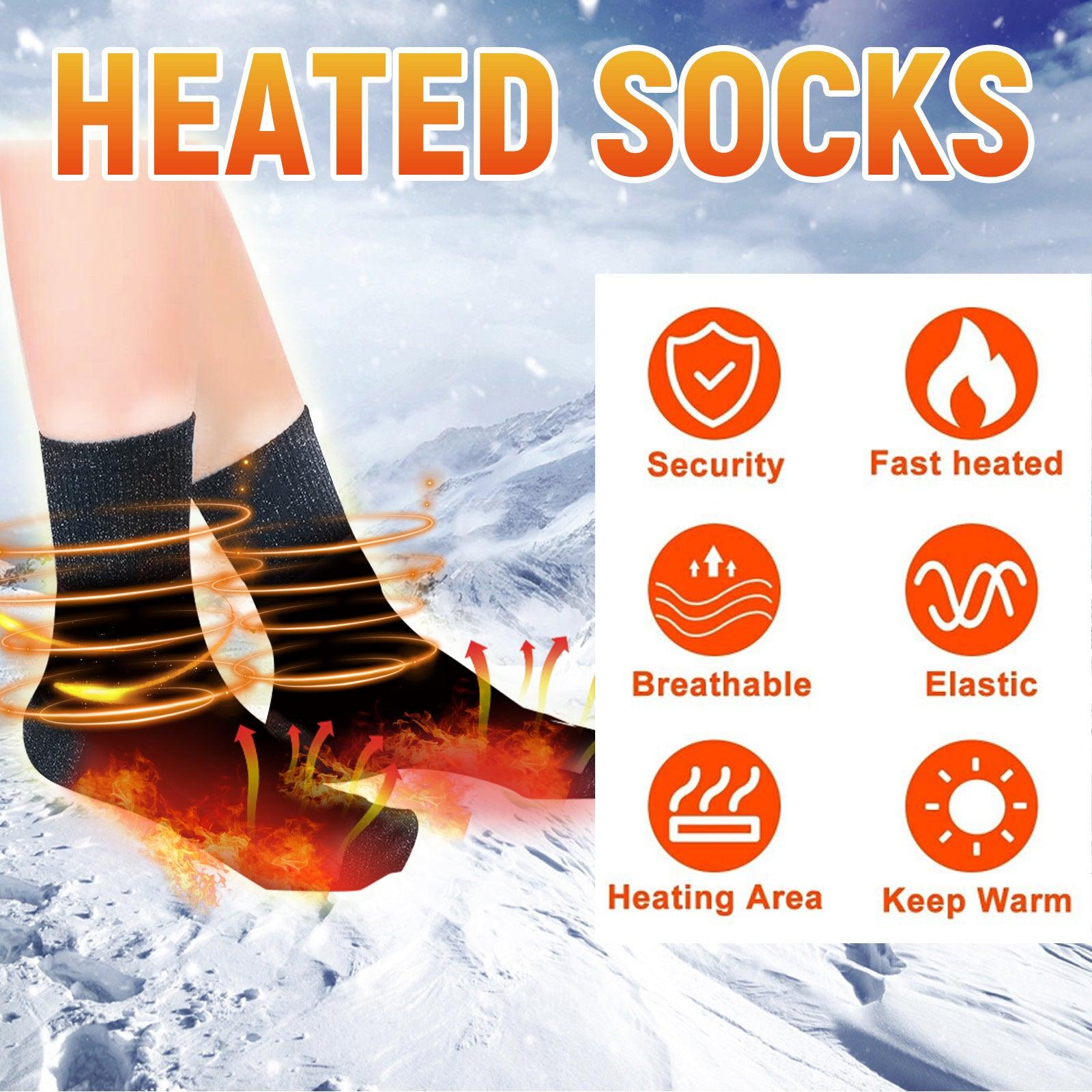 Crystal Silk Fever Socks Winter Outdoors Cycling - Nioor