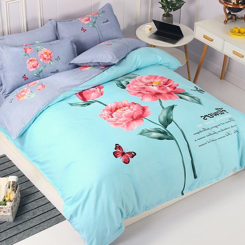 Four-piece sanded bed sheet - Nioor