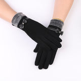 Women's Warm Winter Gloves With Non Down Touch Screen - Nioor