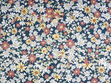 Plant Flower Small Clear Floral Twill Cotton Fabric