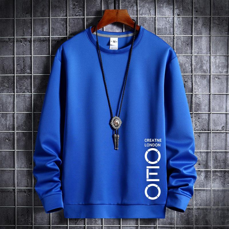 Thin Round Neck Sweater Men's Korean Hipster Sports Hoodie Male Student Coat Men - Nioor