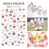 Foreign trade of ultra-thin tropical bird animal Manicure gummed stickers nail stickers Manicure adornment R117-124 explosion models - Nioor