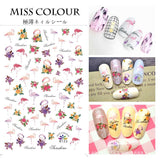 Foreign trade of ultra-thin tropical bird animal Manicure gummed stickers nail stickers Manicure adornment R117-124 explosion models - Nioor