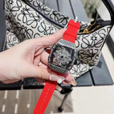 Hollow Full Diamond Luxury Women's Watch Silicone - Nioor