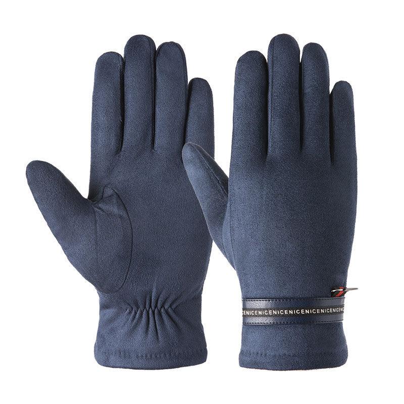 Autumn And Winter Padded And Thickened Warm Gloves - Nioor