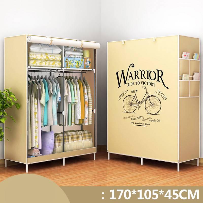 Single Dormitory Dust Closed Wardrobe - Nioor