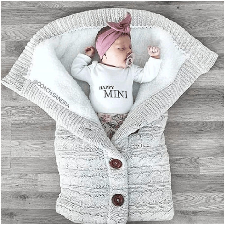 Baby Thickened Plus Velvet Warm Sleeping Bag - Nioor