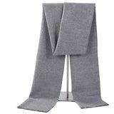 Men's Fashionable All-matching Pure Color Warm Keeping Scarf - Nioor