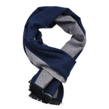 Fashionable Men's Cashmere Warm Contrast Scarf - Nioor