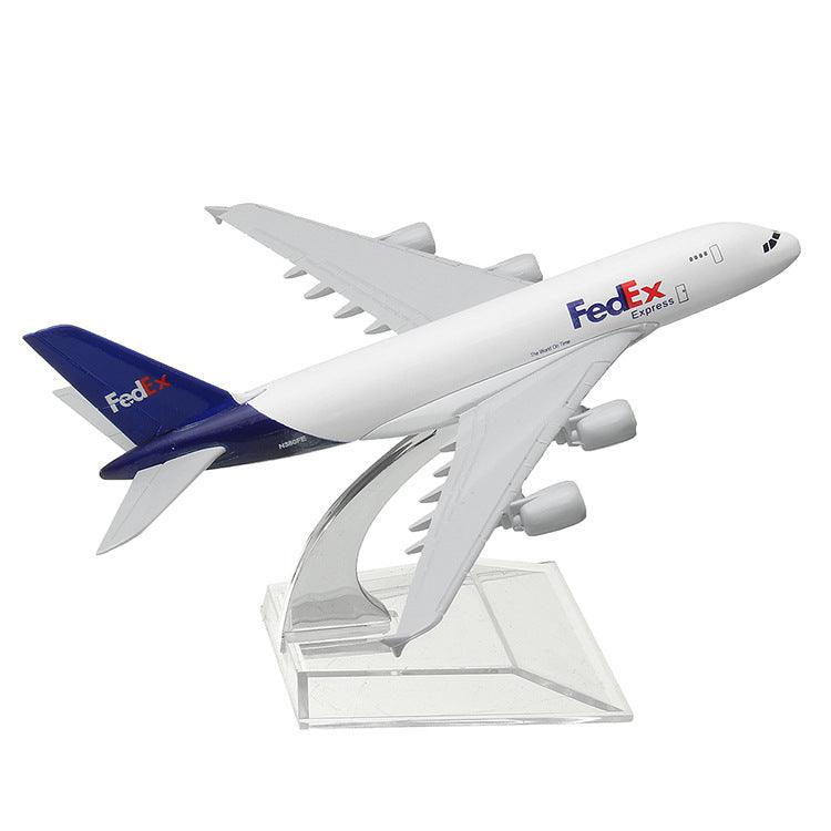 Civil Aviation Aircraft Model Alloy International Airbus Model Simulation Office Aircraft Model Decoration - Nioor