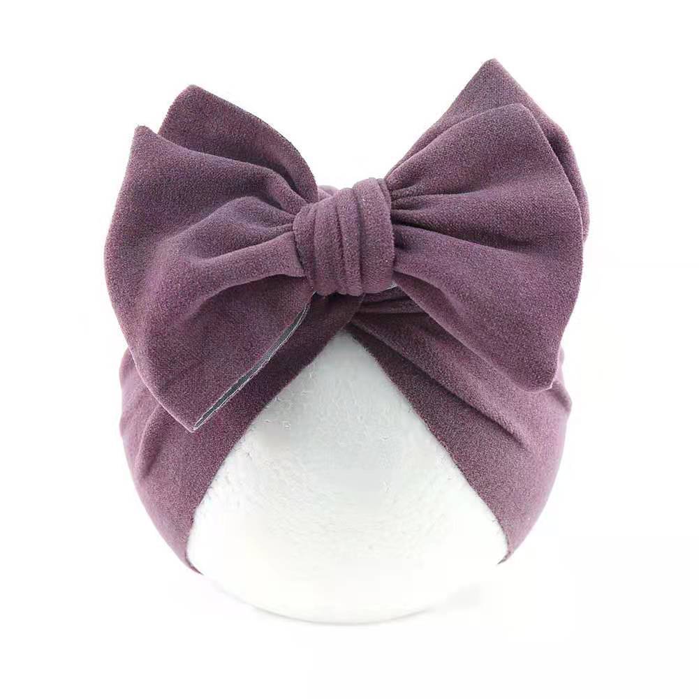 Bowknot Baby Fetal Cap Cute Pure Cotton