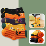 Children's Halloween Terry Mid-calf Socks - Nioor