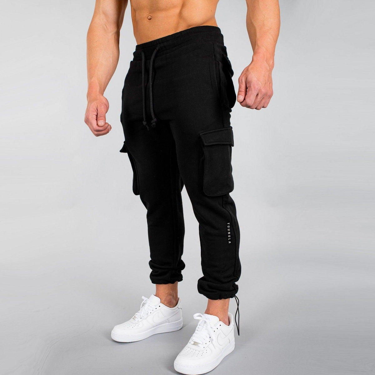 Muscle Stretch Slim Skinny Track Pants - Nioor