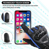 Winter Motorcycle Riding Touch Screen Waterproof Warm Electric Car Long Windproof Gloves - Nioor