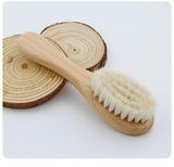 Baby Wool Brush Set, Baby Shower, Scrubbing Brush, Shower Comb - Nioor