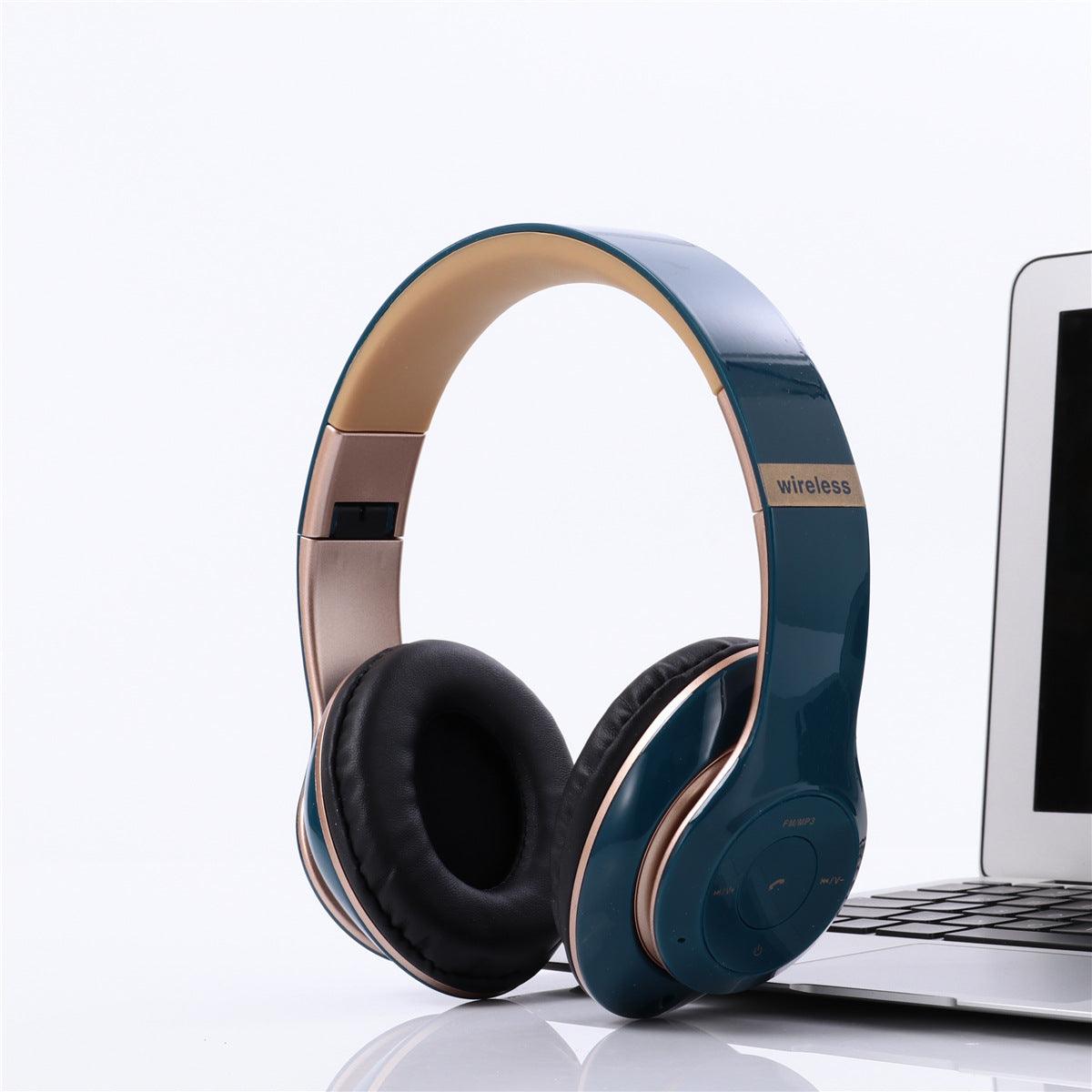 Head-mounted sports wireless folding headphones - Nioor