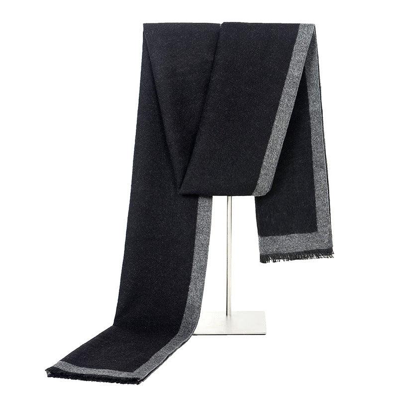 Men's Fashion Simple Brushed Warm Scarf - Nioor