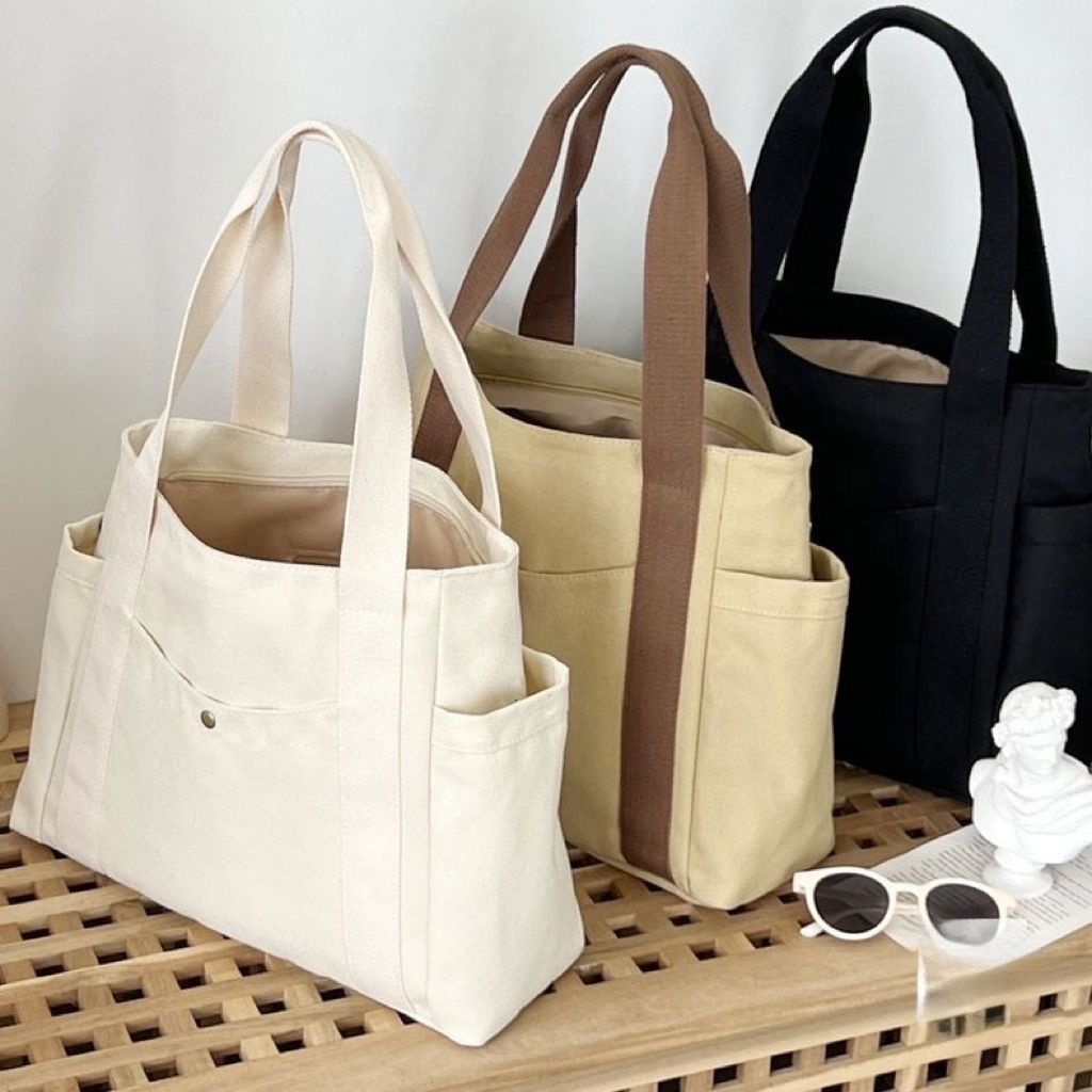 Commuter's All-matching Artistic One-shoulder Canvas Bag