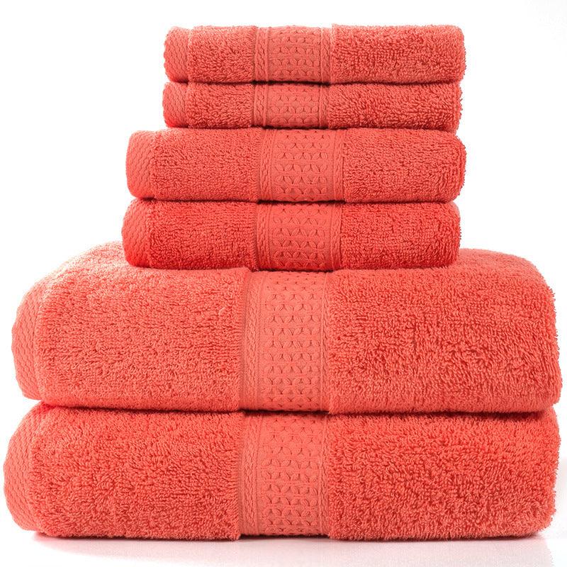 Cotton absorbent towel set of 3 pieces and 6 pieces - Nioor