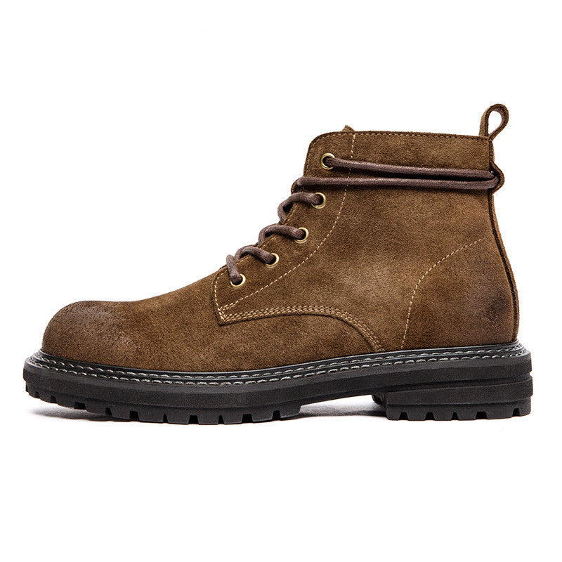 Men's Retro Workwear Mid-top British Martin Boots