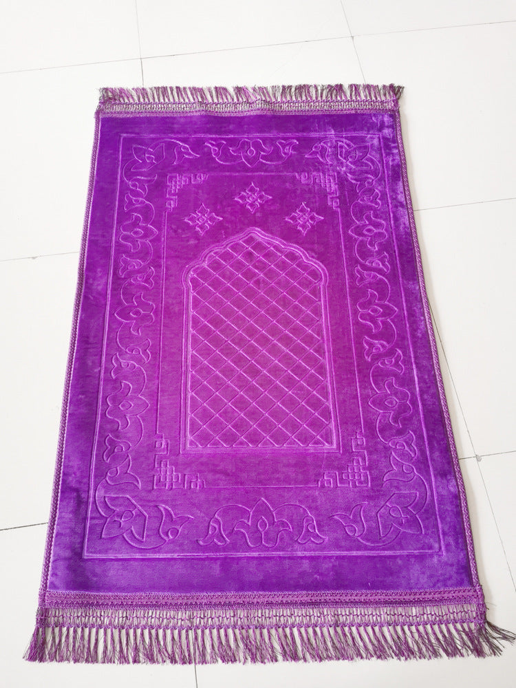 Plain Embossed Prayer Blanket For Worship