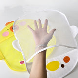 Cartoon Cute Duck Baby Bathing Storage Mesh Bag Bathroom With Suction Cup Hanging