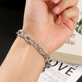 Hip Hop Trend Rap Rap Accessories Nail Personality Nightclub Exaggerated Trendy Men's Bracelet