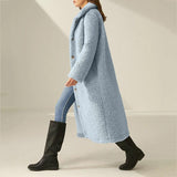 Autumn And Winter Single-breasted Woolen Coat Outerwear - Nioor