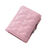 Short Chic Embroidery Thread Small Wallet Female Fresh