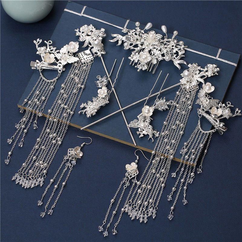 Shaking Hairpin Ancient Style Hair Accessories Complete Set - Nioor